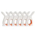 thumbnail image 1 of Beach Towel Clip, Intimate Design Snap-on Design. (white +orange)(9pcs ), 1 of 4