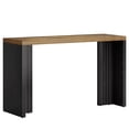 thumbnail image 4 of Fnova 55 Inch Counter Height Bar Table with 350 lbs Load, Tall Bar Table for Living Room, Kitchen, Home Bar, Small Space, 4 of 8