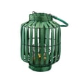thumbnail image 2 of Kaemingk 20" Tropicalia Green Cabana Tiki Bar Votive Candle Holder Lantern, 2 of 3