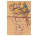thumbnail image 1 of DIY Scrapbook Album Balloon Pattern Cover Accordion Foldable Photo Album, 1 of 9