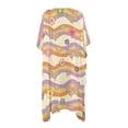 thumbnail image 2 of HELLHERO Polyester Bathing Suit Cover Up for Beach Kimono Breathable Butterfly and Floral Pattern, 2 of 6