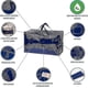 thumbnail image 3 of 4 Pack Heavy-duty Oversize Large Storage Bag Organizer With Zips And Tag Pocket For Moving, Clothes Storage, Laundry Bag, Packing, House Essentials, S, 3 of 4