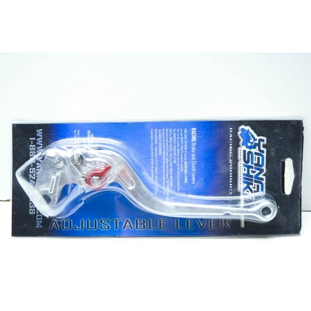 Silver Long 6 Position Adjustable Clutch Lever