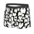 thumbnail image 2 of Wukai Cartoon Penguin Print Men’s Underwear Breathable Boxer Briefs,&nbsp;Moisture Wicking & Breathable-XX-Large, 2 of 7