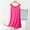 Hot Pink, variant on Women's Casual Dress for Home and Leisure Sleeveless Round Neck Design for Spring and Summer Wear Apparel Platform Competitor Blue M
