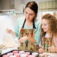 thumbnail image 4 of African Woman Dance Culture Vase Apron for Woman Kitchen Home Apron Cuff Oven Mitts Adult Kids Work Coffee Restaurant Apron Set (LEX04027,Apron Cuff Set M), 4 of 7