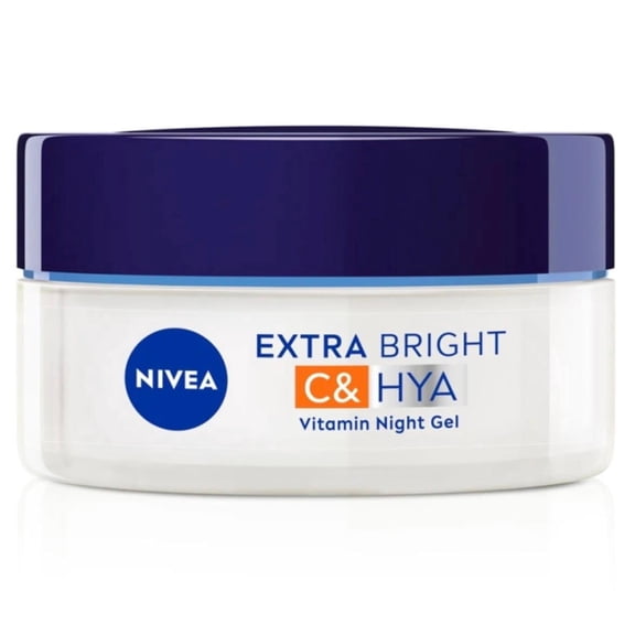 Nivea Extra Bright C HYA Vitamin Night Sleeping Gel, 50 Ml
