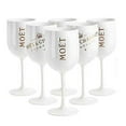 thumbnail image 3 of 500ml Moet Champagne Flutes Glasses Plastic Acrylic Champagne Glass Wine GlassPINK 6PCS, 3 of 5