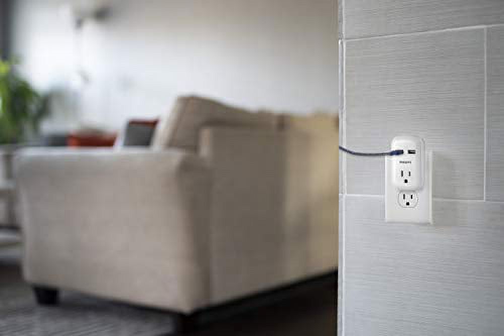Philips Wall Tap with 2 USB Ports and 1 Outlet photo 6