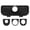 Black, variant on Adjustable Bathroom Sink Faucet Drip Catcher Tray Splash Guard Mat with Drainage Spout and 3 Hole Inserts for Kitchen Counter Organization