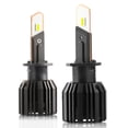 thumbnail image 1 of Faros de automóviles Irfora 2 uds IP68 a prueba de agua 50W bombillas LED para faros delanteros de coche lámpara de conducción LED Kit de conversión todo en uno H1 Irfora Faros de automóviles, 1 of 7