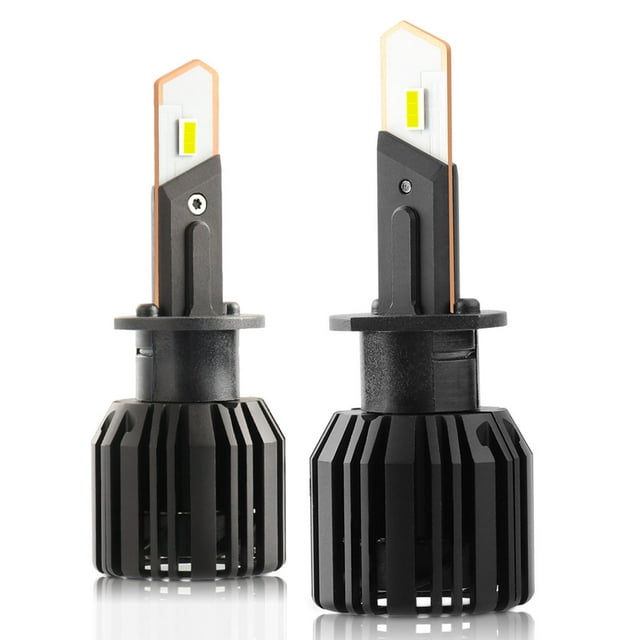Faros de automóviles Irfora 2 uds IP68 a prueba de agua 50W bombillas LED para faros delanteros de coche lámpara de conducción LED Kit de conversión todo en uno H1 Irfora Faros de automóviles