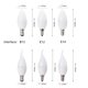thumbnail image 3 of Lámpara de vela LED para el hogar, candelabro decorativo de ahorro de energía para dormitorio, B15, E12, E14, 220V, 6W, paquete de 10, 3 of 4