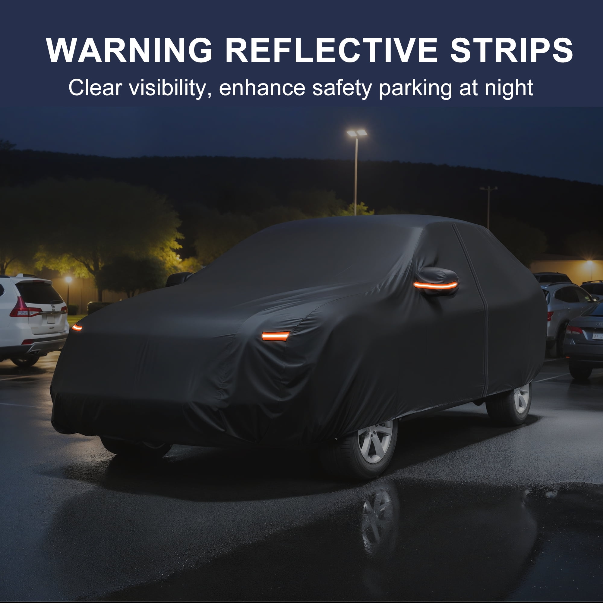 Unique Bargains Aluminum Car Cover for Subaru Forester 187.01"x72.83"x59.06"