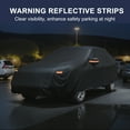 thumbnail image 5 of Unique Bargains Car Cover 210D-PU Oxford Outdoor Full Car Cover All Weather Waterproof Windproof Sun Protection with Driver Door Zipper Black for Subaru Outback, 5 of 7