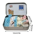 thumbnail image 3 of Pocket Tiny Rabbit In A Tin Box Stuffed Doll Plush Toy Easter Bunny Kids Gift Jp, 3 of 5