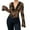Khaki, variant on Women's Fall V Neck Lace & Mesh Bell Sleeve Top - Sexy Party Gatherings Blouse Plus Size Friendly Long Sleeve Tops for Home Partys (S-2XL)