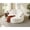 White, variant on Yardgrace Oversized Round Chair Lounge Chaise Indoor, Deep Seat Cloud Large Circle Sofa Chair, No Assembly Required, Round Compression Couch for Reading, Living Room, Bedroom