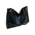 thumbnail image 2 of Trendy Ladies' Tote Bag Large Capacity Soft Leather Shoulder Bag Handcarry Bucket Purse, 2 of 8