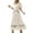 A-White654, variant on Twist Waist Midi Dress for Women Short Sleeve Daily Long Dress