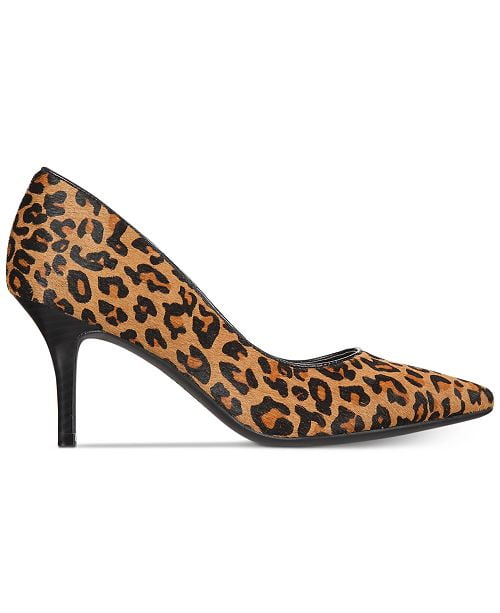 alfani leopard pumps