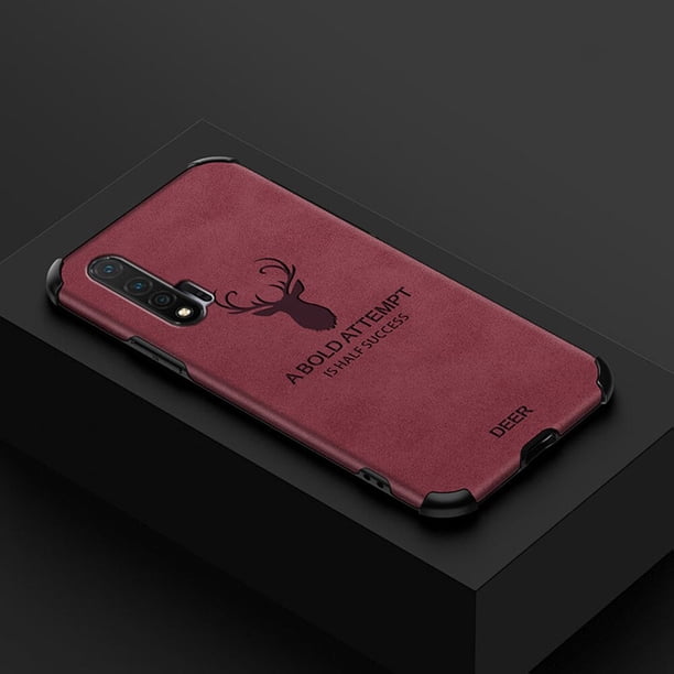 Funda de teléfono de cuero de ciervo para Huawei P20 P30 P40 Lite Pro Mate 20 30 Honor 20 Pro 8X 10i 20i Nova 4 5 5i, funda de silicona suave xuanjing unisex