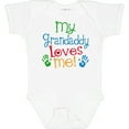 thumbnail image 3 of Inktastic My Grandaddy Loves Me Boys or Girls Baby Bodysuit, 3 of 5