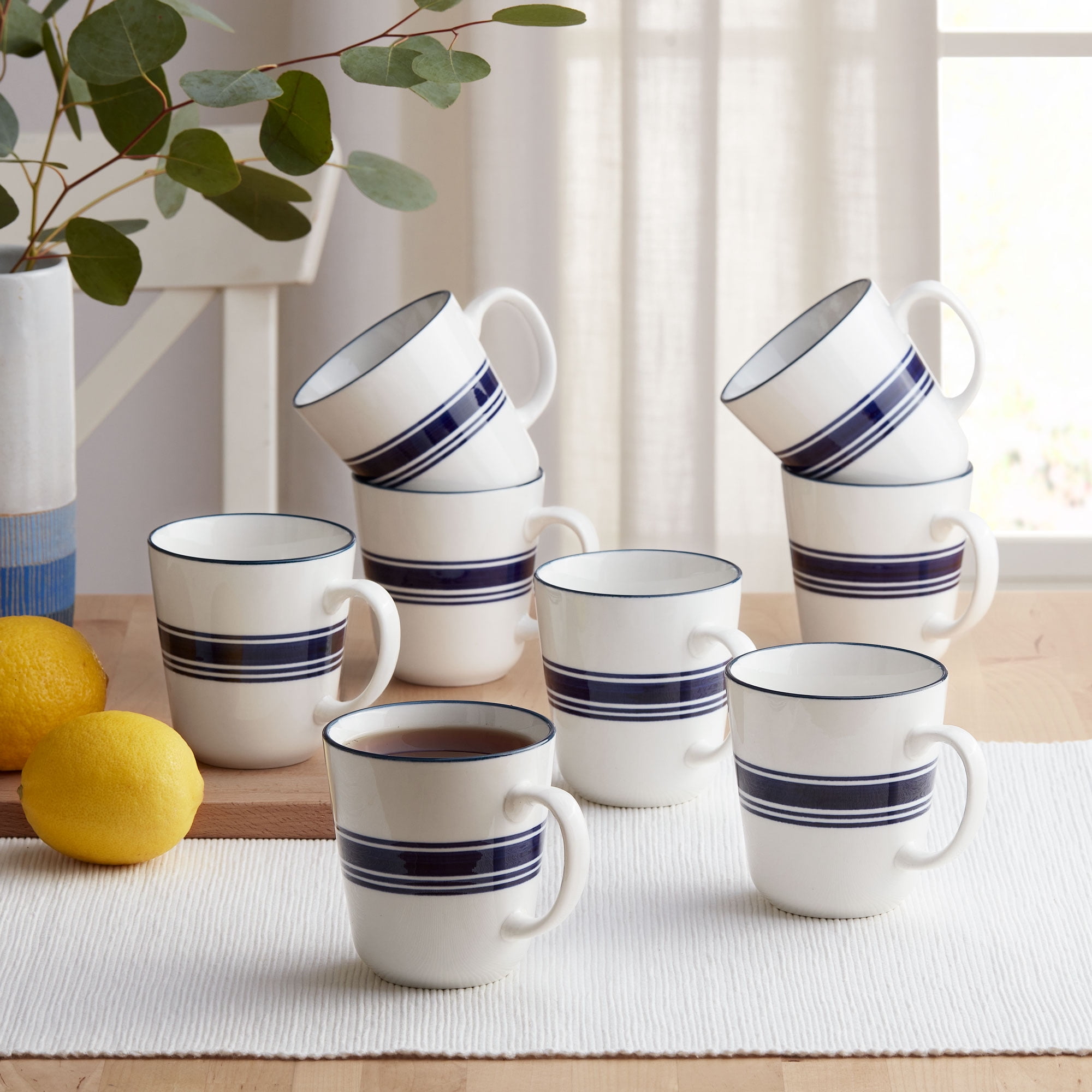 Mainstays Blue Banded Mug 