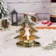 thumbnail image 1 of Candelabro Navideño, Escaparate, Adornos Dorados, Decoración Navideña de Hierro, Bandeja para Velas, 1 of 6