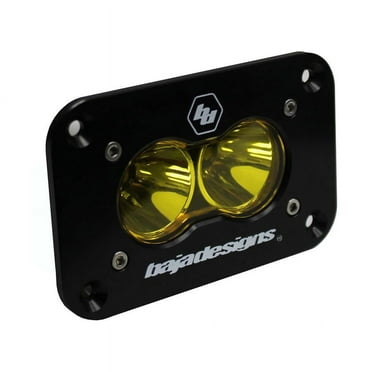 Baja Design 541016 6" LED Waterproof Flush Mount Lights with Amber Lens