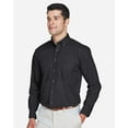 thumbnail image 2 of Devon & Jones D620T Men's Crown Collection Tall Broadcloth Woven Dress Shirt-Black-2XLT, 2 of 5
