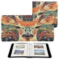 thumbnail image 2 of WOBOGO Deer Muzzle Photo Albums 20 pages large capacity DIY self-adhesive page PU leather cover for family wedding anniversary baby vacation photos 24×11.8in, 2 of 9