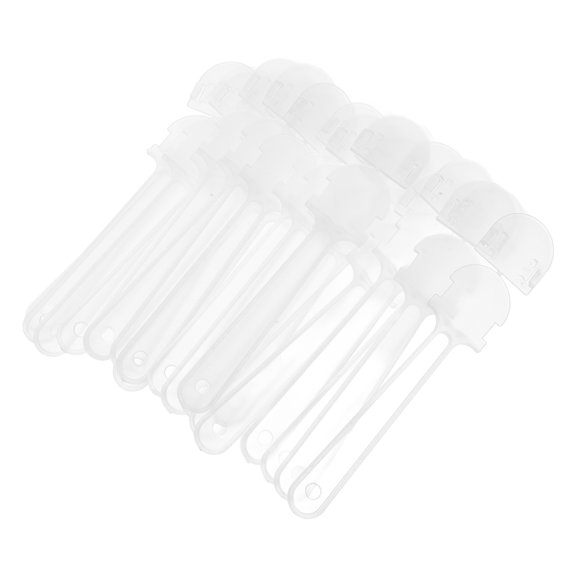 FRCOLOR  20 Pcs Fan Handles Holder Automatic Plants Grip Bride Travel Transparent