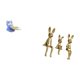 thumbnail image 5 of Bandeja de resina con estatua de gato y conejo, escultura moderna de animal, decoración del hogar, regalo, figura, cuenco para mesa de comedor, armari, 5 of 8
