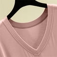 thumbnail image 3 of LOVZFMLL Fashion Women's Short Sleeve-Neck Dress Pink L, 3 of 7
