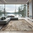 thumbnail image 2 of ODIKA 6'x9' Washable Area Rug Distressed Mottled Boho Vintage Alfombras Large Para Abstract Playful Expressive for Family Room, Living Room, Master Bedroom, Non-Slip, Easy Care, 2 of 7