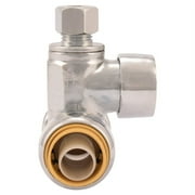Cash Acme UR24983A 0.5 x 0.5 x 0.25 in. Compression Stop Brass Fitting