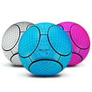 Millenti Soccer Balls Size 5 - ProFrame Official Match Soccer Ball with High Visibility, Easy-to Track Designs - SB0505BU