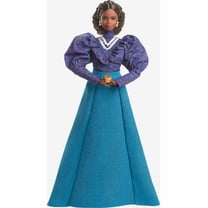 Barbie Inspiring Women Madam C.J. Walker Collectible Doll with Floral Blouse and Long Skirt