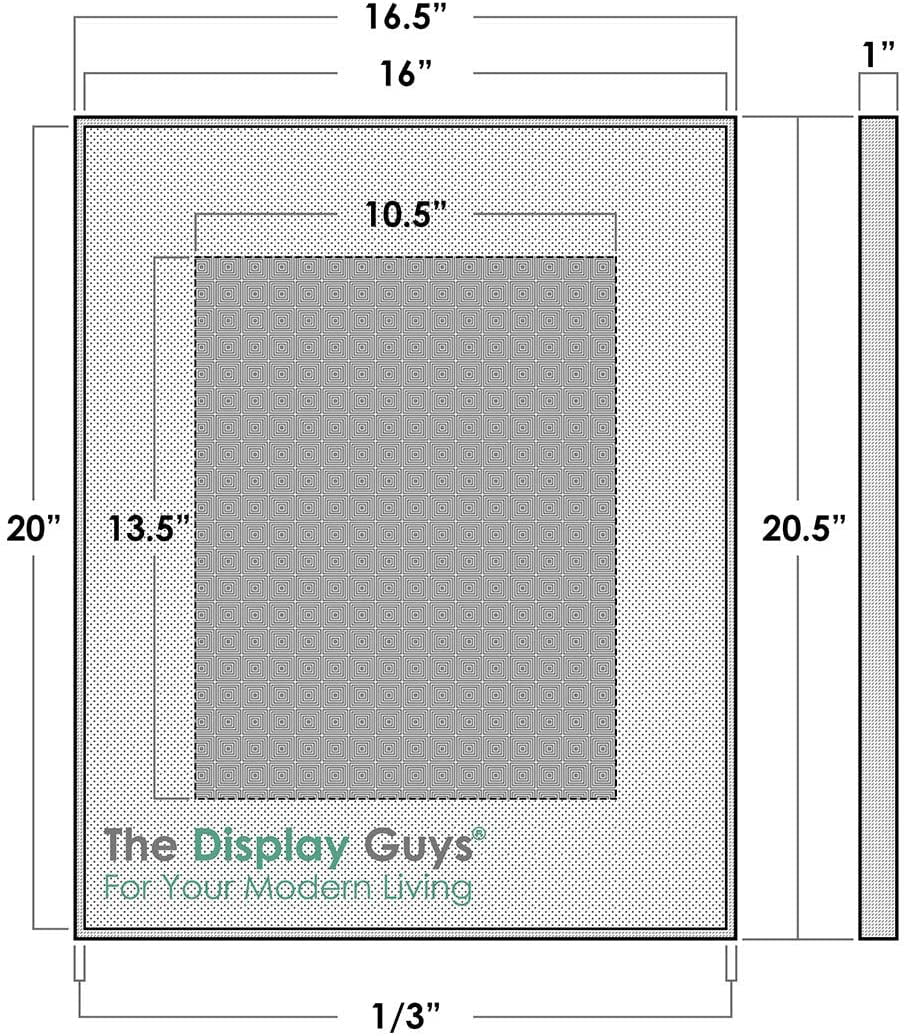 TheDisplayGuys - Contemporary Aluminum Picture Frame - Tempered Glass -  12x16 matted to 8x12 - Gold - Wall Hanging