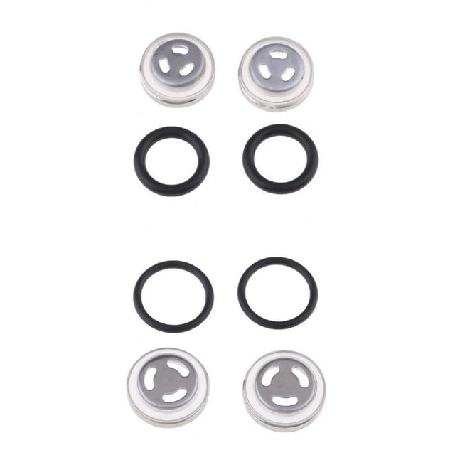 4x Φ18mm + Φ12mm Mirilla de Mirilla con Anillos de Sellado para Motocicleta