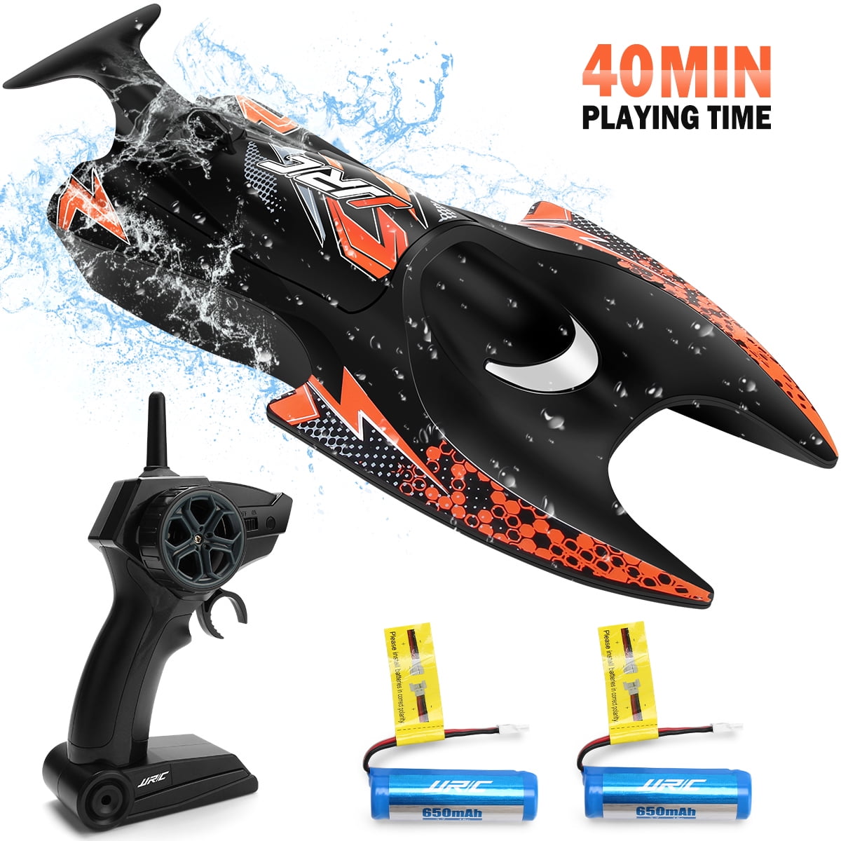 Remote Control Boat for Pools and Lakes for Kids an Force1 Wave Speeder RC Boat
