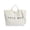 White, variant on ibiyuan Womens Crossbody Purse Letter Embroidery Corduroy Shoulder Tote Bag for Women, Large Capacity Casual Daily Handbag for Everyday Outings Birthday Gift For Women