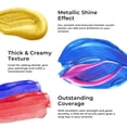 thumbnail image 4 of Set de pintura acrílica ARTME Metallic, 24 colores, botellas de 60 ml, 4 of 6