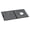 Black, variant on Ruvati USA RVA41033GR 28 x 14 in. Silicone Bottom Grid Sink Mat for Sinks - Gray
