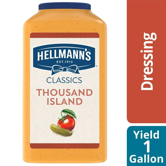 Hellmanns Creamy Thousand Island Dressing, 1 Gallon -- 4 per case