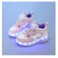 thumbnail image 5 of Kids Roller Skates Light up Shoes with Wheels Shoes LED USB Charging Roller Sneakers for Girls Boys Birthday Christmas Gift, 5 of 12