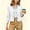 White, variant on FRSASU Cropped Blazer Women Lapel Single Button Ruched 3/4 Sleeve Pocket Loose Casual office Work Outer Coat White