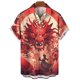 thumbnail image 3 of Camisa hawaiana con estampado 3D de dragón oriental chino para hombre, camisetas casuales de manga corta de verano, camisetas holgadas de gran tamaño, 3 of 5