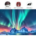 thumbnail image 5 of 8 x 8 ft Aurora Borealis Winter Night Sky Backdrop Snow-Capped Mountains Lake Scenery Starry Sky with Polar Lights Norway Winter Landscape Background Home Decor Photo Booth Studio Props, 5 of 5